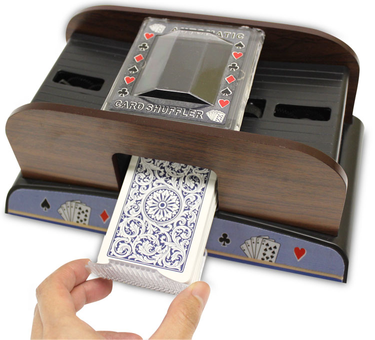 pro shuffle 2 deck automatic card shuffler